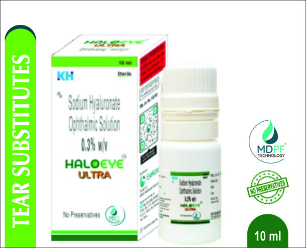 HALOEYE ULTRA<br><br> Sodium Hyaluronate Ophthalmic Solution 0.3 % W/V