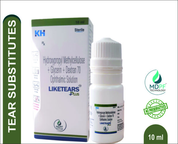 LIKETEARS PLUS<br><br> Hydroxypropyl Methylcellulose Ophthalmic Solution