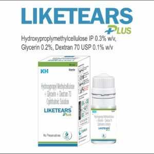 LIKETEARS PLUS<br><br> Hydroxypropyl Methylcellulose Preservative Free Ophthalmic Solution