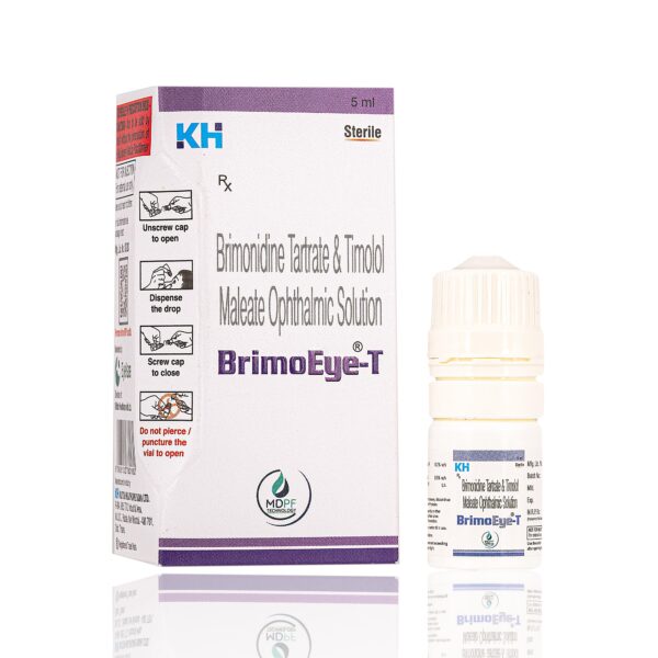 BRIMOEYE-T<br><br> Brimonidine Tartrate & Timolol Maleate Ophthalmic Solution - Image 3