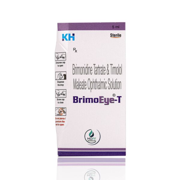 BRIMOEYE-T<br><br> Brimonidine Tartrate & Timolol Maleate Ophthalmic Solution - Image 4