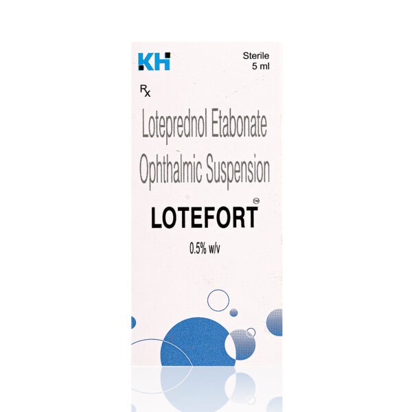 LOTEFORT<br><br> Loteprednol Etabonate Ophthalmic Suspension - Image 2