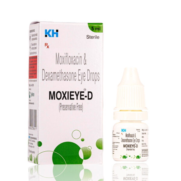 MOXIEYE-D<br><br> Moxifloxacin & Dexamethasone Eye Drops - Image 2