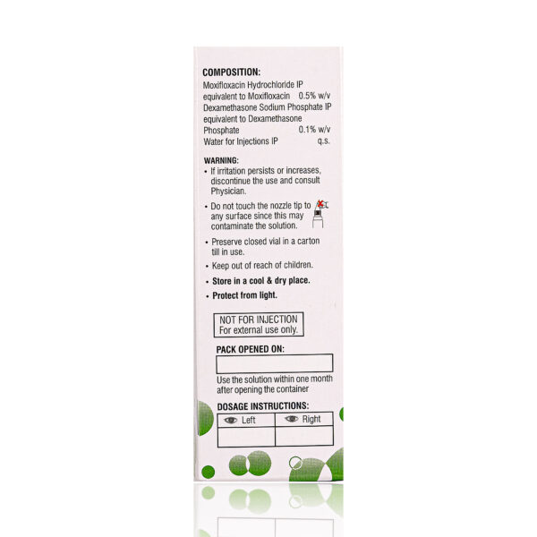 MOXIEYE-D<br><br> Moxifloxacin & Dexamethasone Eye Drops - Image 4