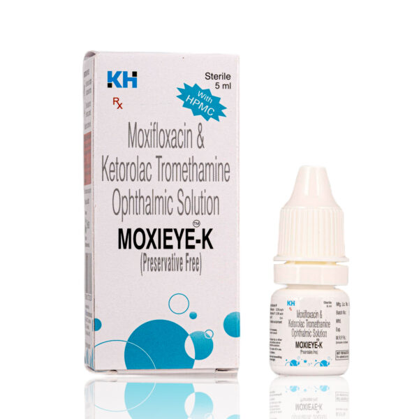 MOXIEYE K<br><br> Moxifloxacin & Ketorolac Tromethamine Ophthalmic Solution - Image 2