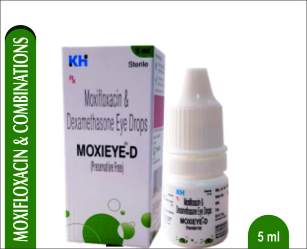 MOXIEYE-D<br><br> Moxifloxacin & Dexamethasone Eye Drops