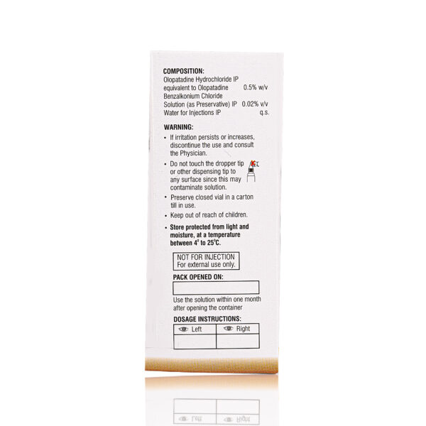 OLOEYE<br><br> Olopatadine Hydrochloride Ophthalmic Solution - Image 4