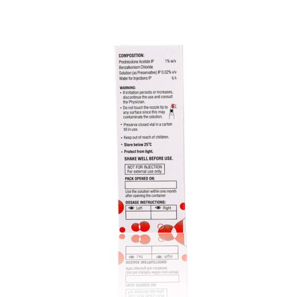 PREDEYE<br><br> Prednisolone Acetate Ophthalmic Suspension - Image 4