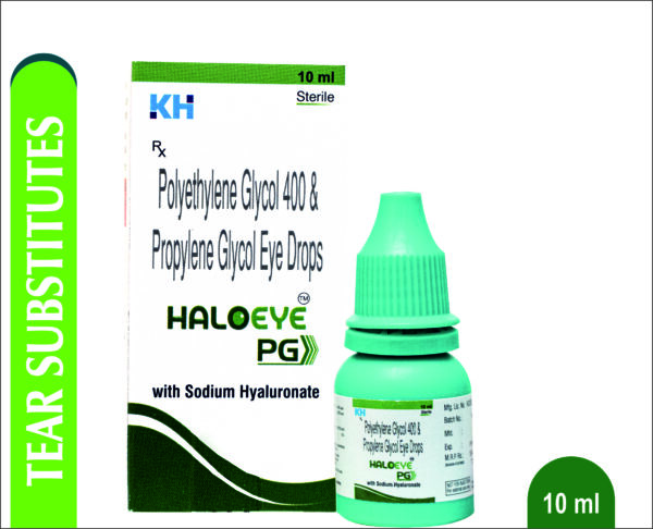 HALOEYE PG<br><br> Polyethylene Glycol 400 & Propylene Glycol Eye Drops