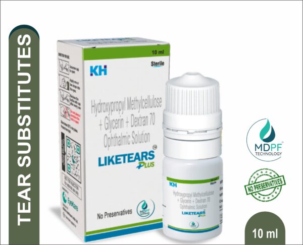 LIKETEARS PLUS<br><br> Hydroxypropyl Methylcellulose Ophthalmic Solution