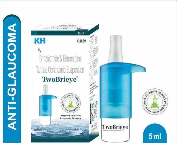 TWOBRIEYE<br><br> Brinzolamide & Brimonidine Tartrate Ophthalmic Suspension