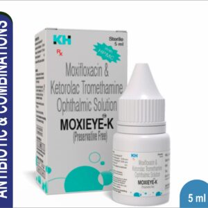 Moxieye-K - Moxifloxacin & Ketorolac Antibiotic NSAID