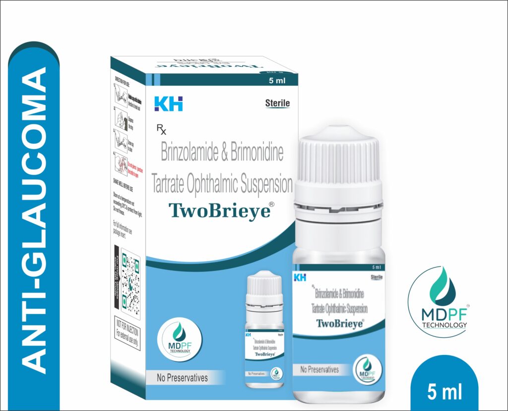 TwoBrieye - Brinzolamide & Brimonidine Anti Glaucoma