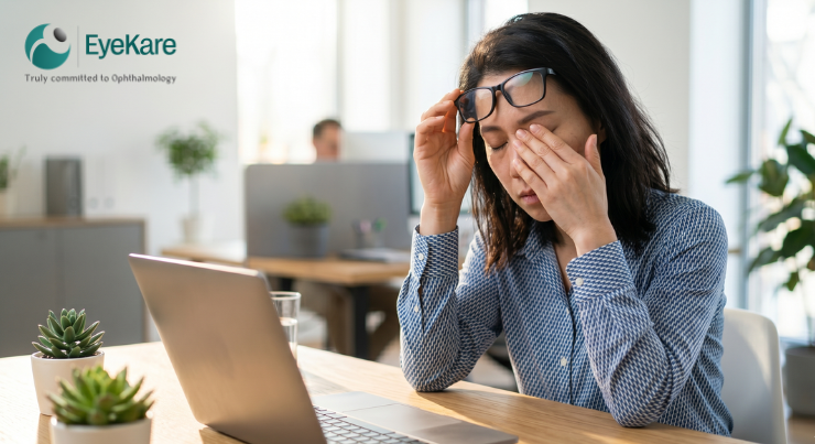 Lubricating eye drops