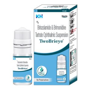 TwoBrieye<br><br> Brinzolamide & Brimonidine Tartrate Ophthalmic Suspension